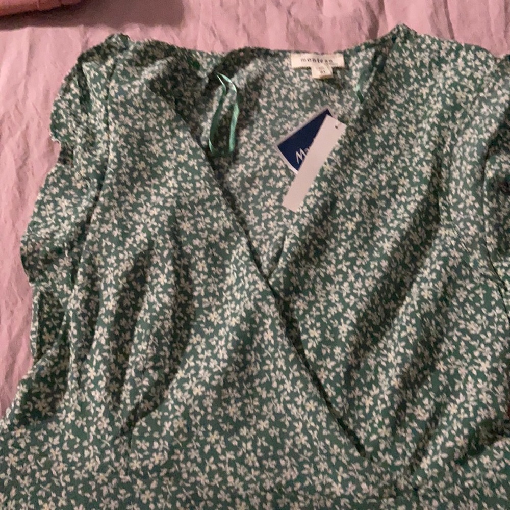 Ruffled Sleeve Dress Shirt